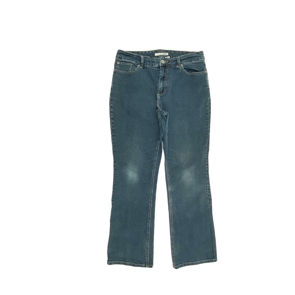 Chico's Charm Straight Leg Women's size 10 Chico's size 1.5 Faded Blue Jeans